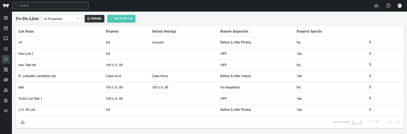 Add to-do list interface