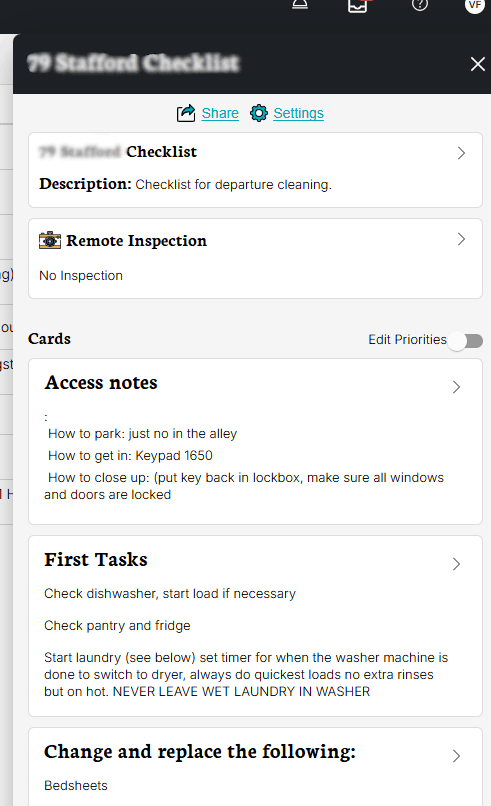 Select to-do list to edit
