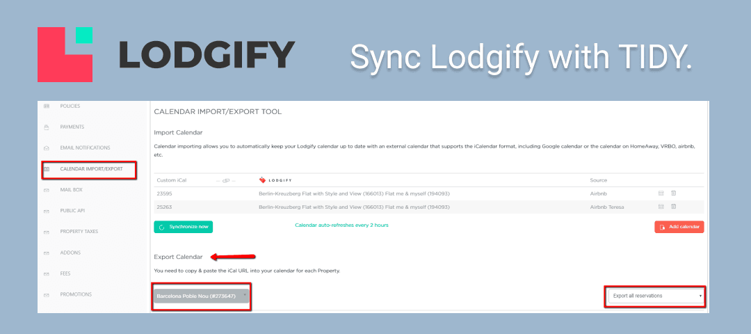 Lodgify integration