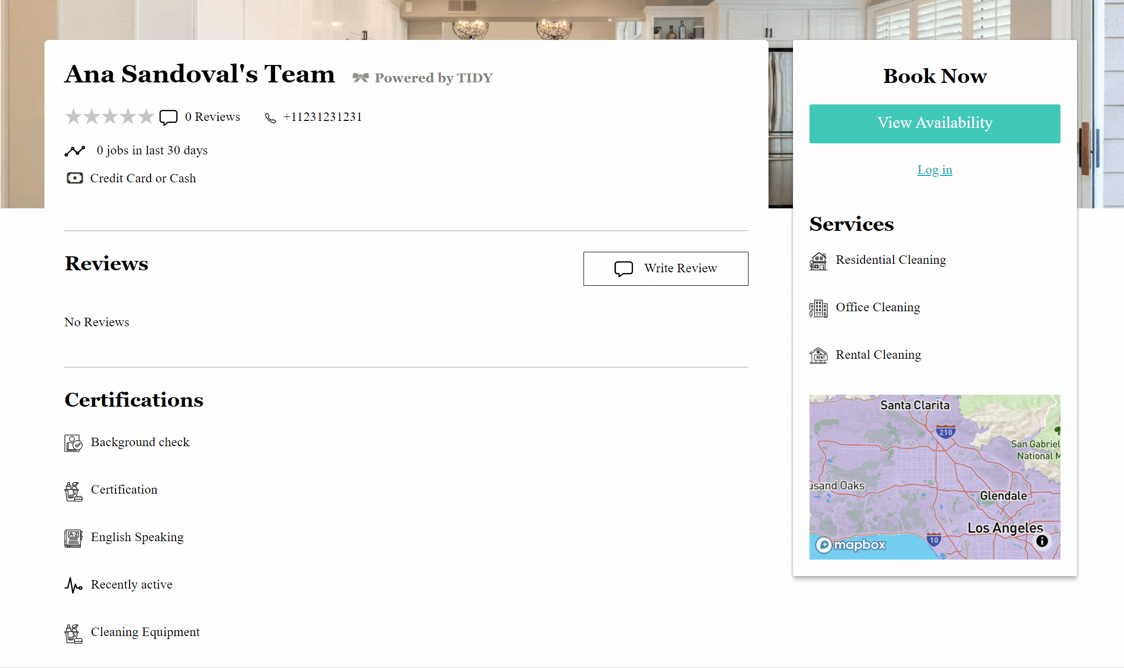What your customers see on desktop