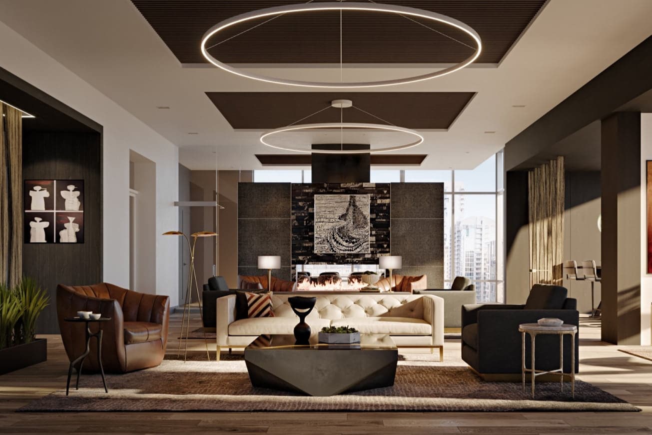 Interior of a Gables Residential apartment community