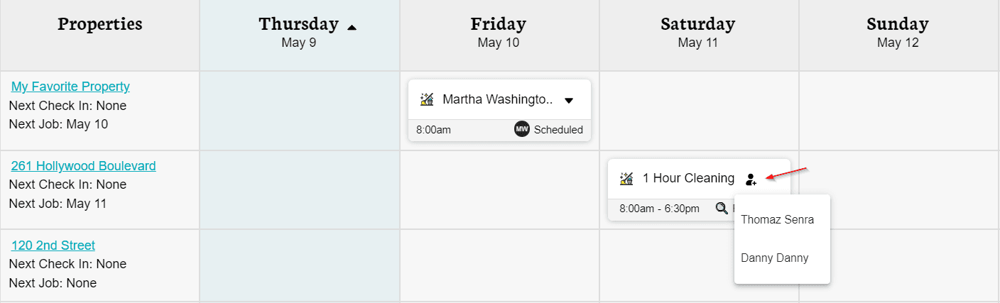 Assign pro button