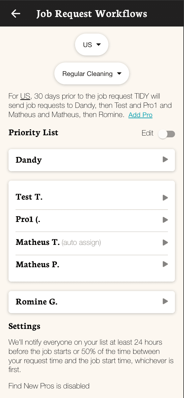 Assigned to properties