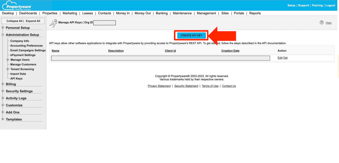 Propertyware step 3