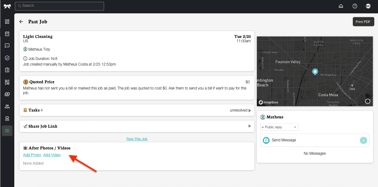 Add or remove photos and videos