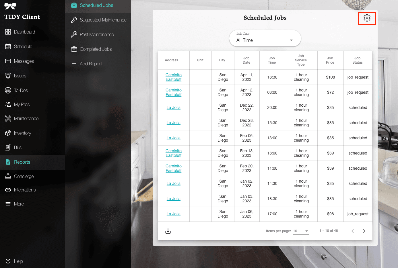 Report Export Options