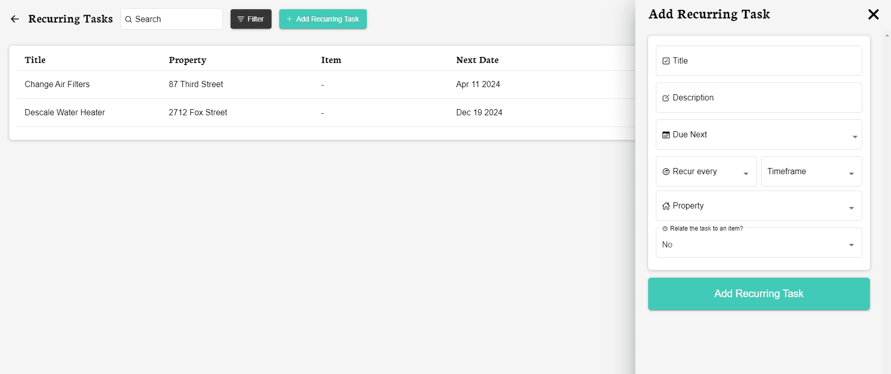 Archive maintenance item
