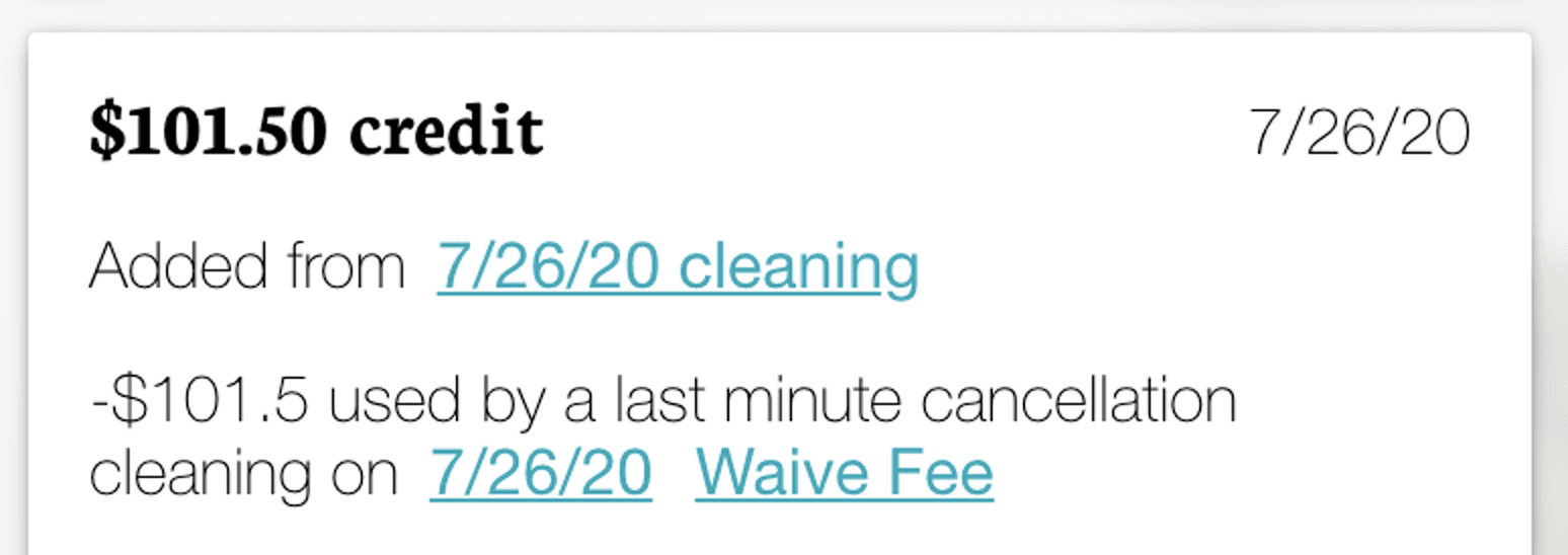 Job details interface