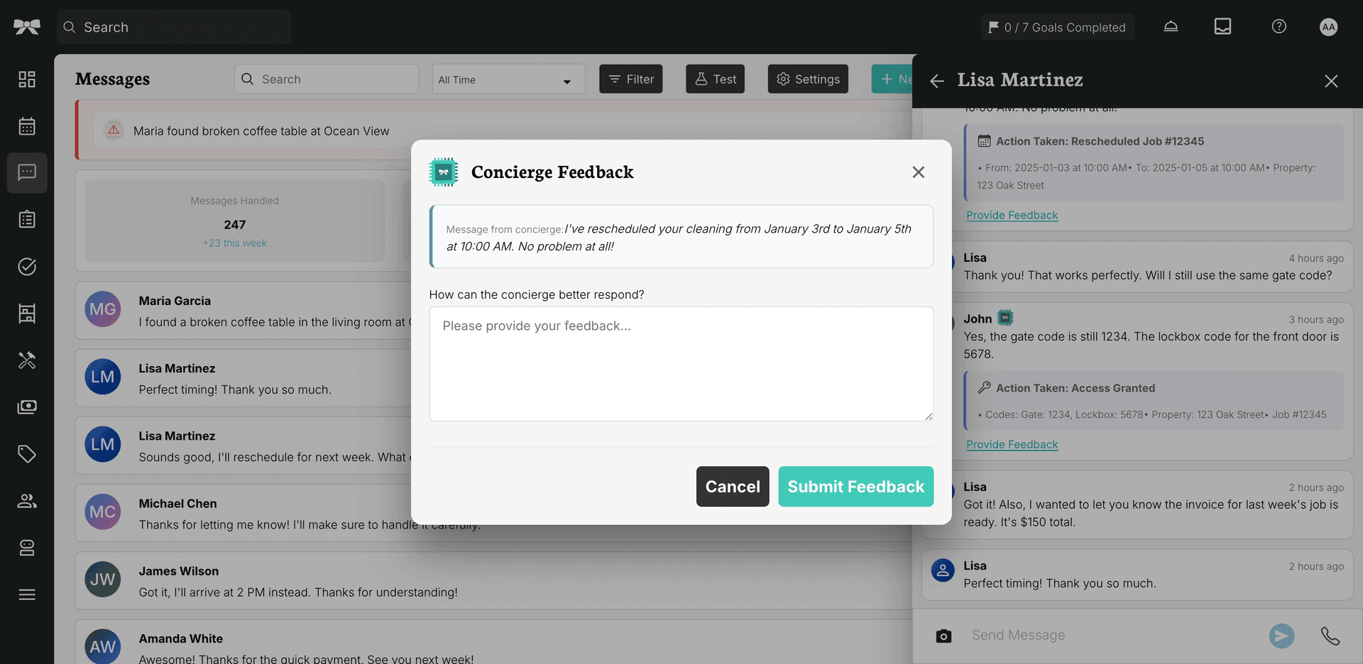 Provide feedback on any response to improve accuracy