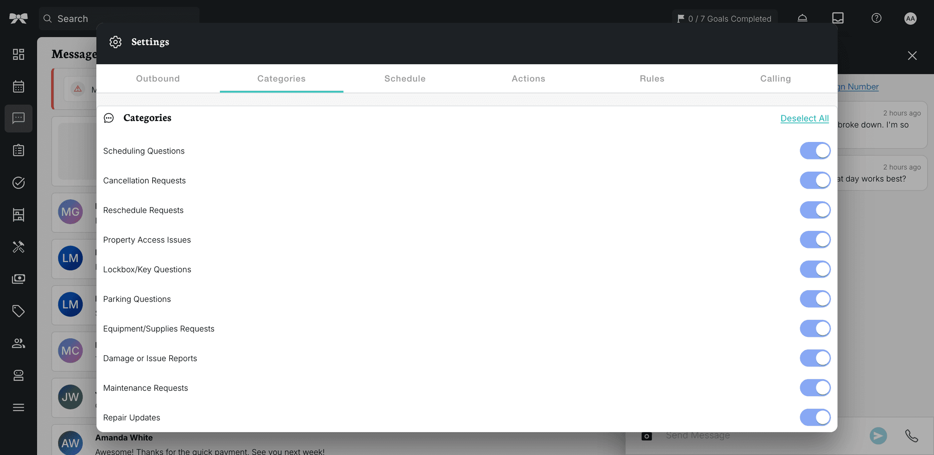 Gradually enable automation settings with full control
