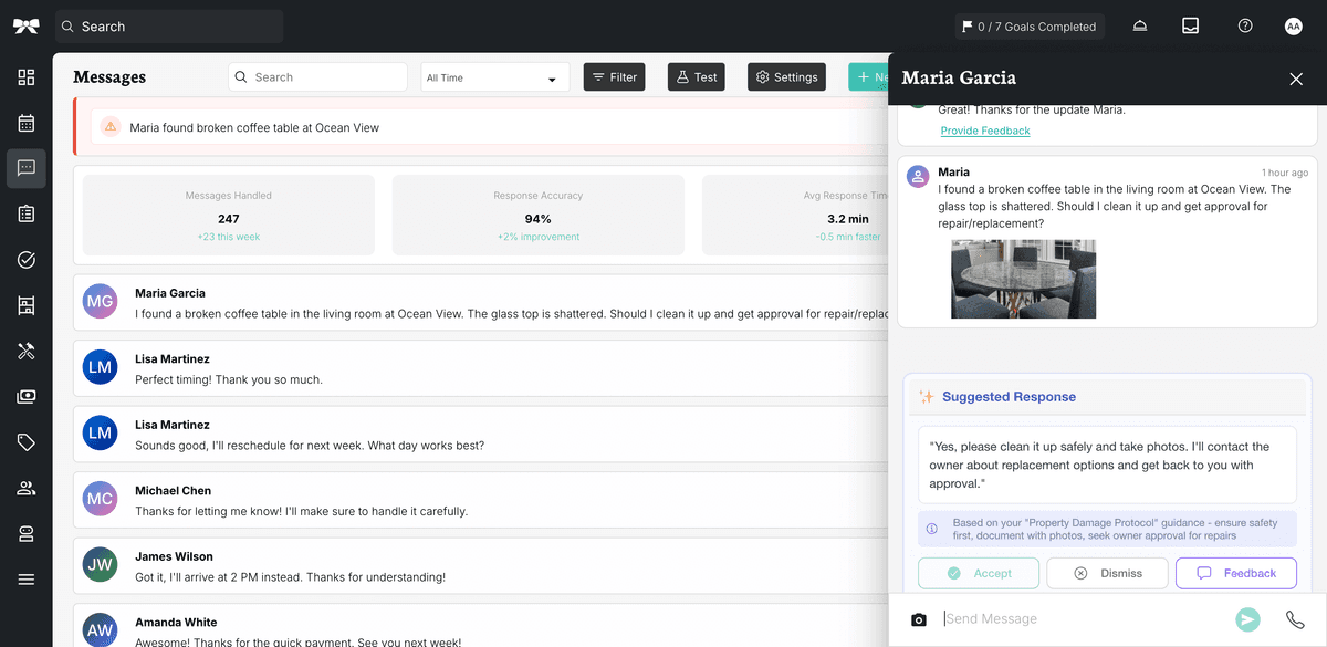 Suggestions and Escalations for urgent issues