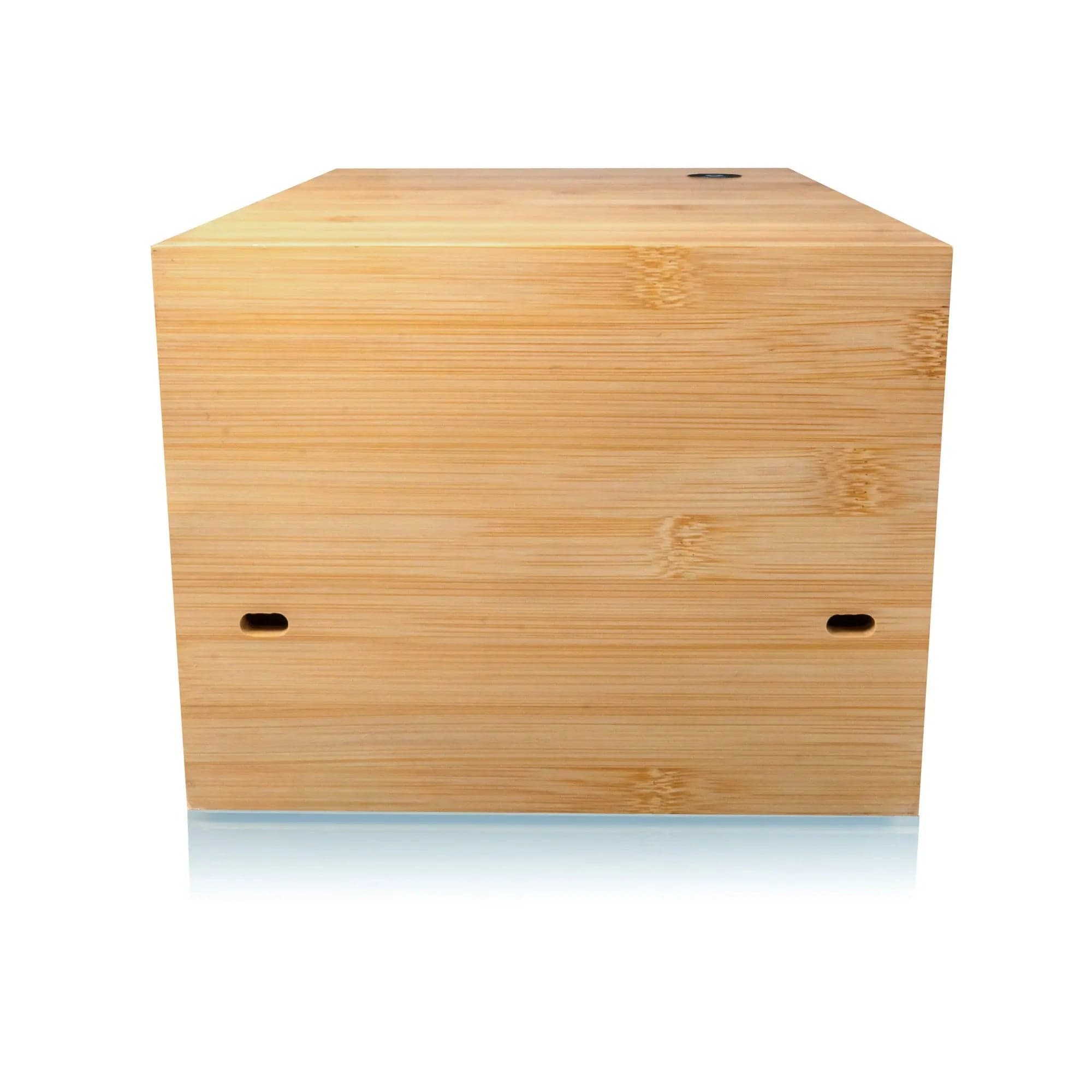 The Box — bamboo finish, back view