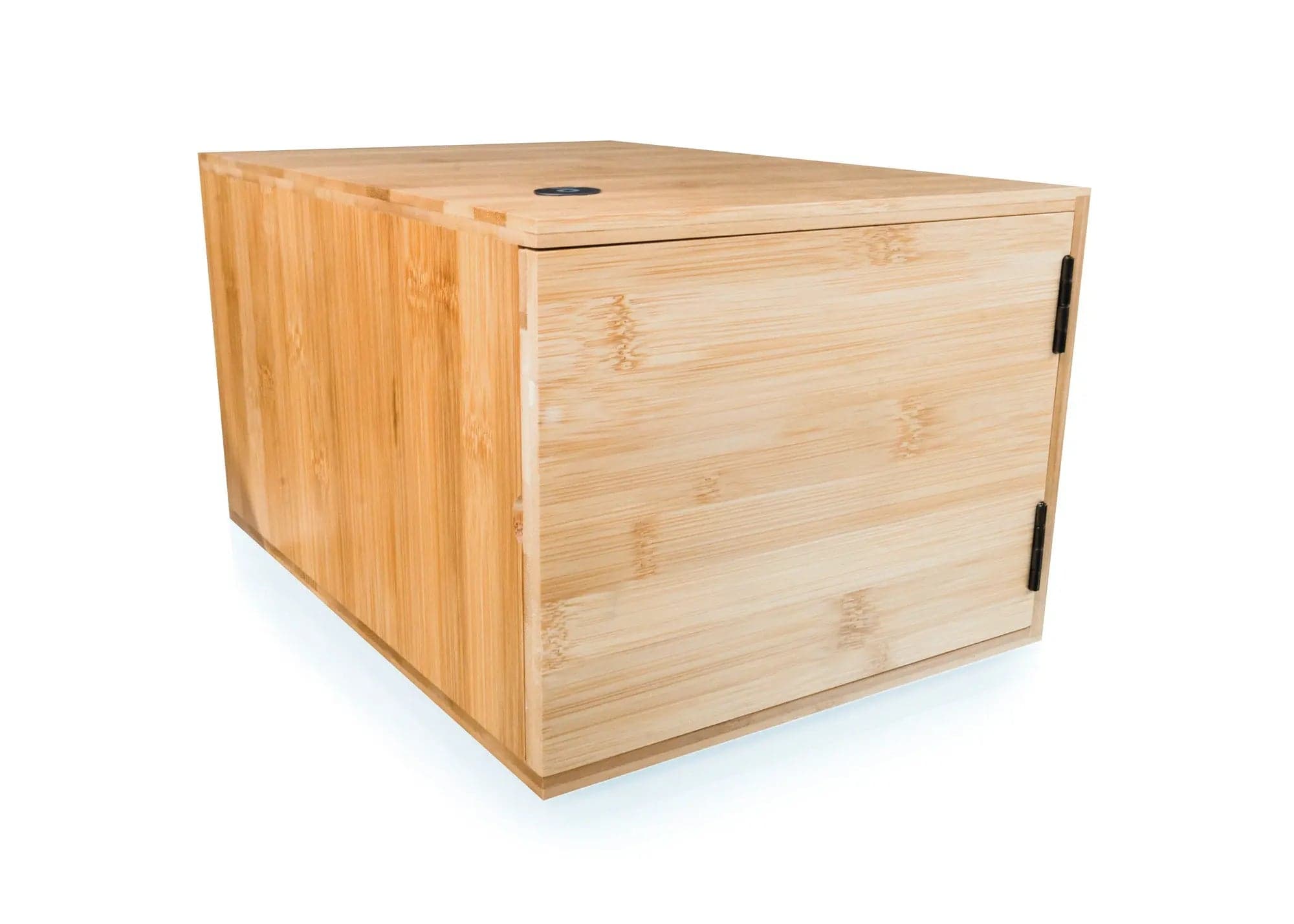 The Box — bamboo finish, front view