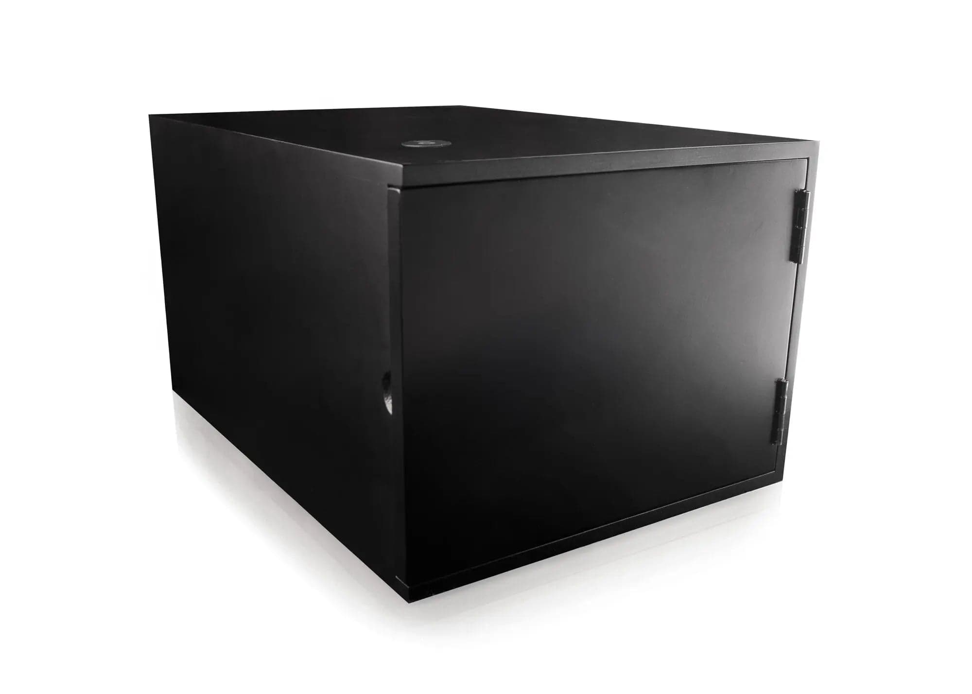 The Box — matte black finish, front view