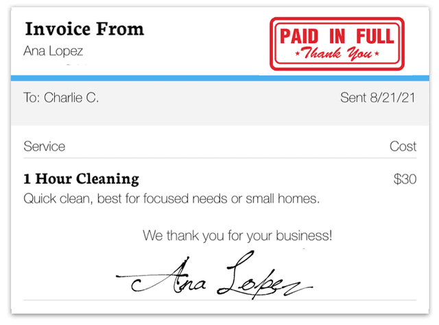 TIDY Invoice Software