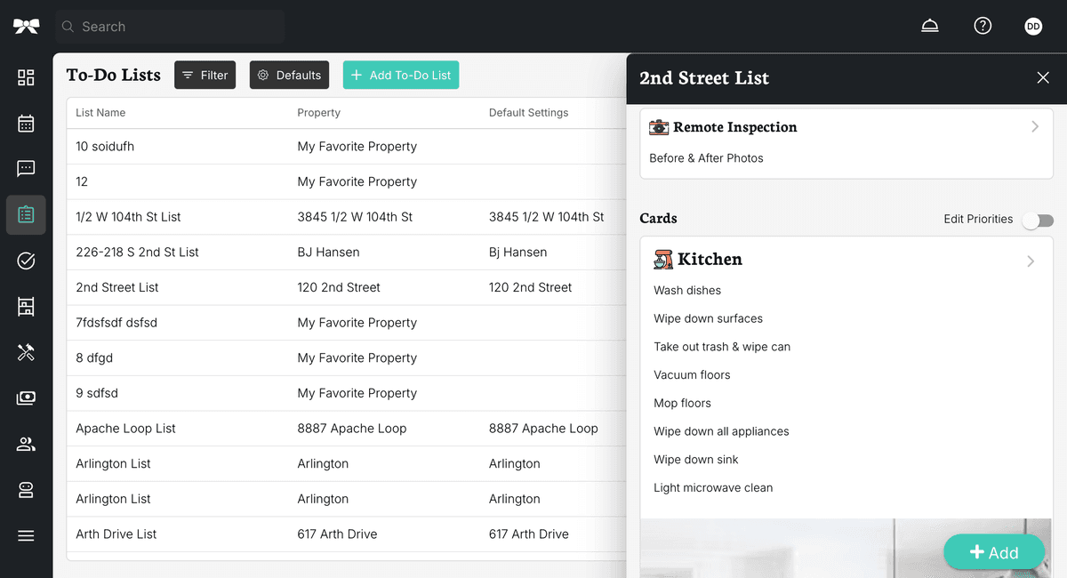 TIDY Quality Verification Interface